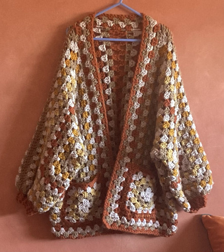 Handmade crochet hexagon - handmade,