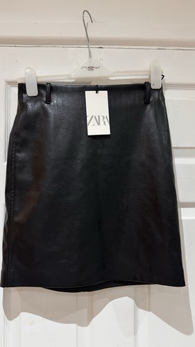 Zara faux leather mini skirt - zara,