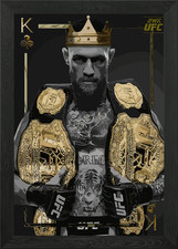 Conor McGregor UFC King Framed
