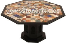 45"x45" Marble Black Coffee