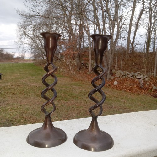 Vintage solid brass open - solid,