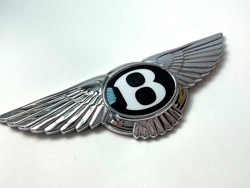 Bentley car badge winged boot - bentley,