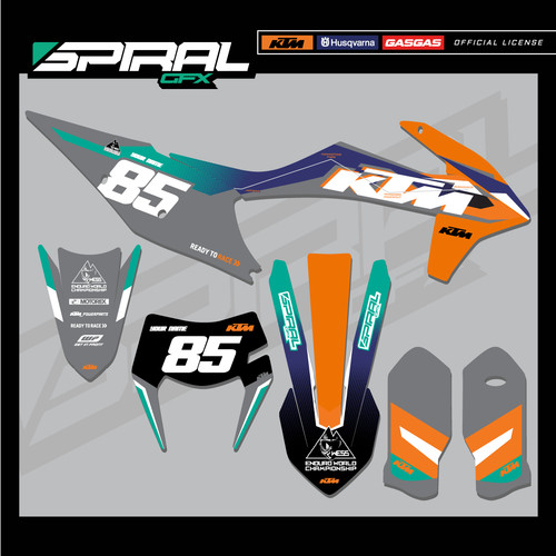 Custom enduro factory graphics - custom,