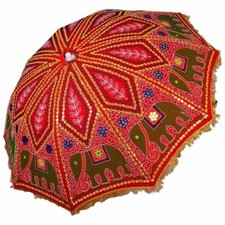 Indian Peacock Garden Parasols