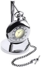 Pocket Watch Set Chrome Half
