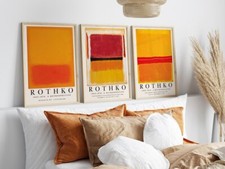Rothko Set of 3 Unframed