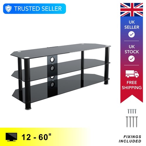 Glass floor stand unit - glass, tv