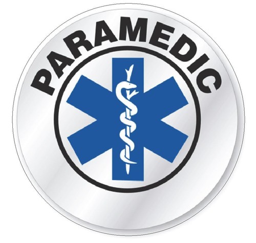Paramedic hard hat decal - hard,
