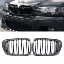 2x Carbon Fiber Kidney Grill