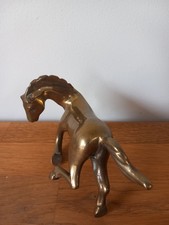 Lovely Vintage Brass Horse