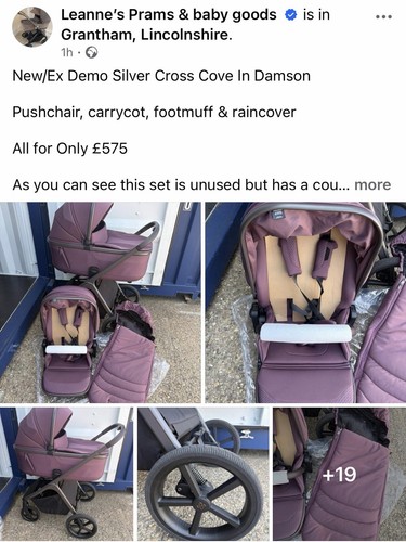 New demo silver cross cove - silver,