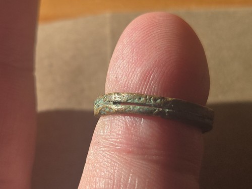 Medieval bronze ring rings - bronze, ring/rings