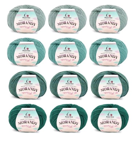 Aeelike 12x50g merino wool - 12x50g,