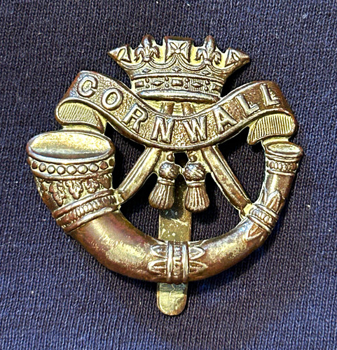 Cornwall light infantry brass - cornwall,