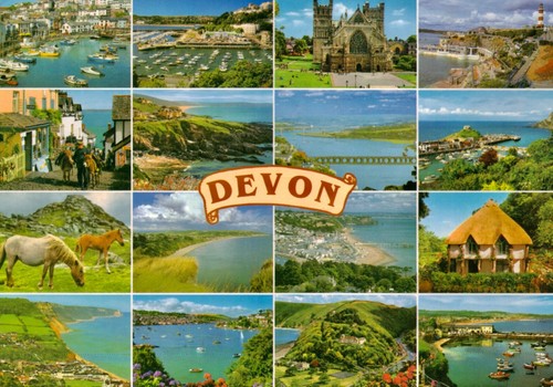 Postcard devon multiview john - devon,