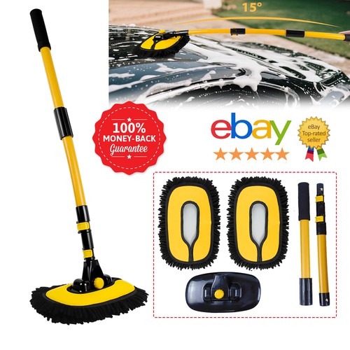 Curved car wash brush - car,