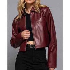 Women's Genuine lambskin Brown