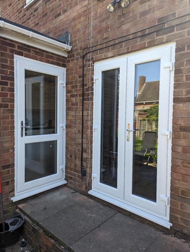 Stock white upvc - stock,