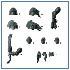 White Scars Upgrades - Single Bits - Space Marines - Warhammer 40K