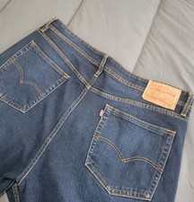 LEVIS 517 Premium Big E Jeans Mens W40 L28 Regular Fit Blue