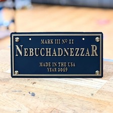Matrix Nebuchadnezzar Plate Replica Prop