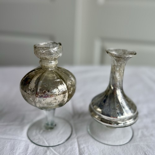 Pottery barn silver antiqued - pottery,