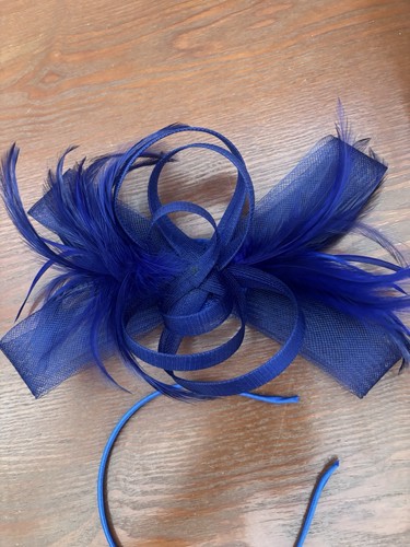 Ladies royal blue - blue, fascinator