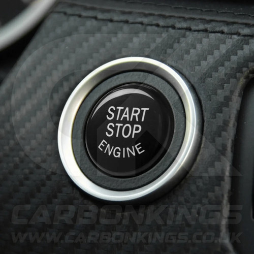 Gloss black start stop engine - start,