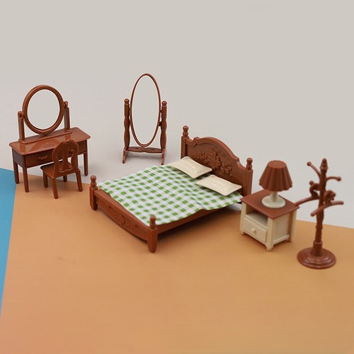 1set bed dolls house 12th - 1set, 1:12th