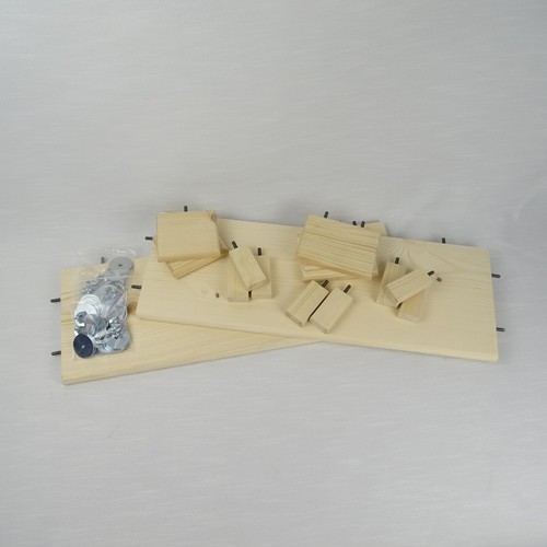Pine wooden shelf - pine, 14