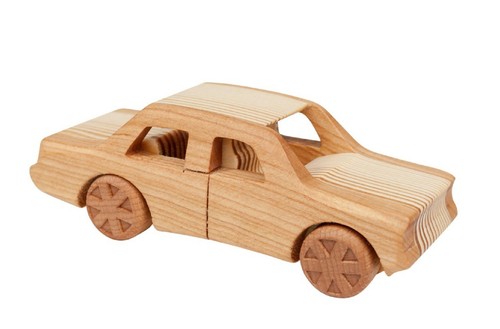 Wooden handmade fiat - handmade,