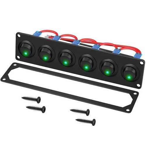 Gang pin rocker switch - rocker,