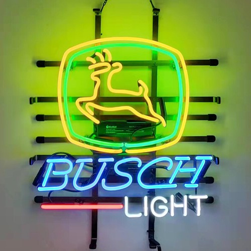 Busch light beer neon - beer,