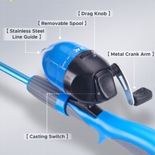 Kids Fishing Pole Set Portable