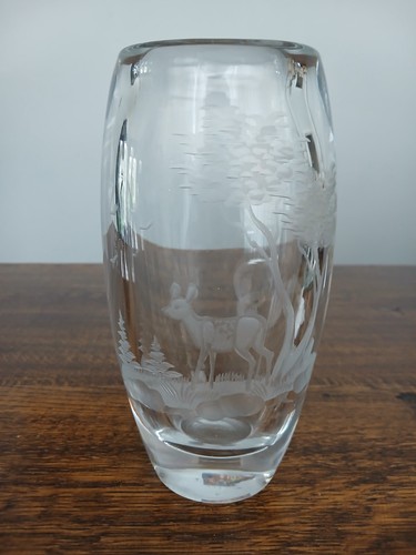 Orrefors glass vase
