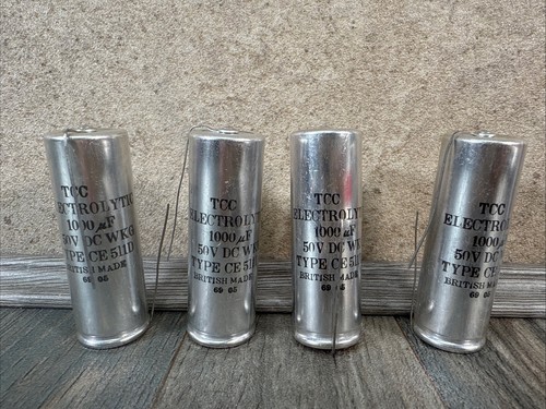 Tcc vintage capacitors - capacitors., x4