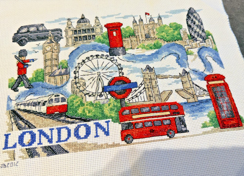 Handmade finished cross stitch - handmade,