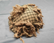 Vintage British Army Helmet Mk5 Turtle Military With Liner 1977 Falklands War