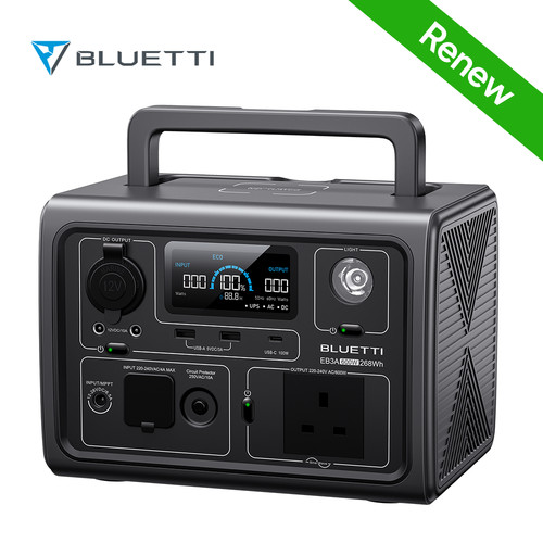 Bluetti eb3a 268wh portable - 268wh,