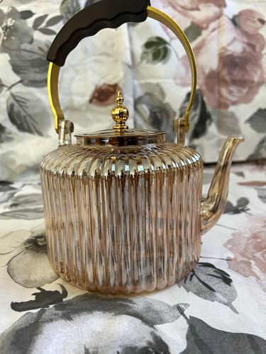Clear ribbed borosilicate - clear,