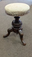 Victorian/Edwardian Antique Adjustable Piano Stool – Pre-Owned
