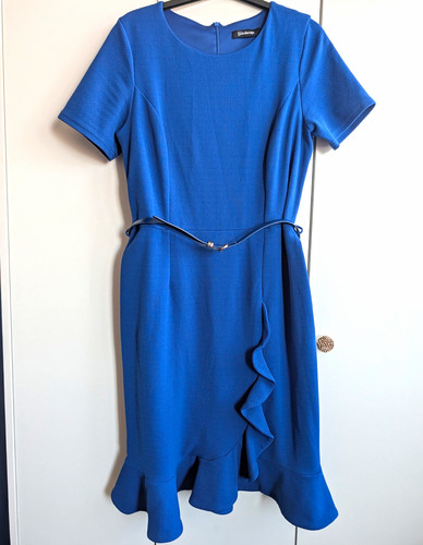 Kaleidoscope blue sheath dress - sheath,
