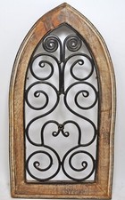 Vintage Wooden Wrought Iron