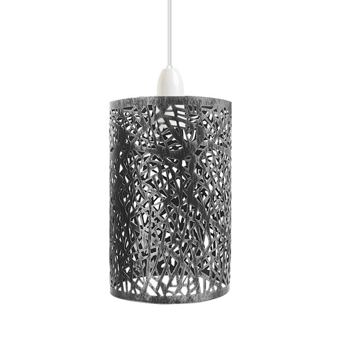 Metal drum cage lamp shade - metal,