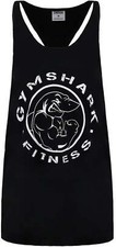 Gymshark Legacy Stringer Mens Training Vest Black Workout Fitness Tank Top Gym