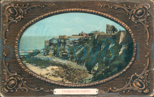 Tynemouth cliffs 1914 - 1914, postmark