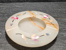 Marble Stone Ashtray Inlaid