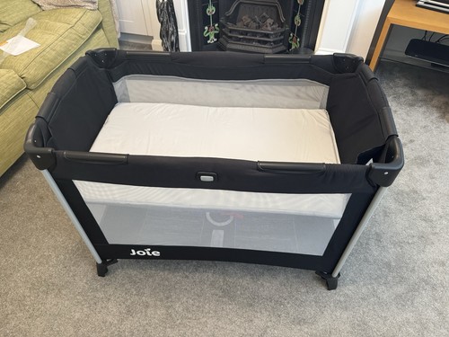 Joie kubbie travel cot with - kubbie,