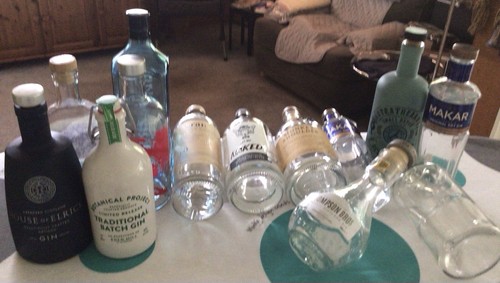 Empty sturdy glass bottles - empty,