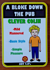 Potbelly Brewery A Bloke Down The Pub Beer Ale Pump Clips